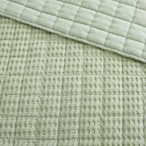Desert Sage Waffle Throw