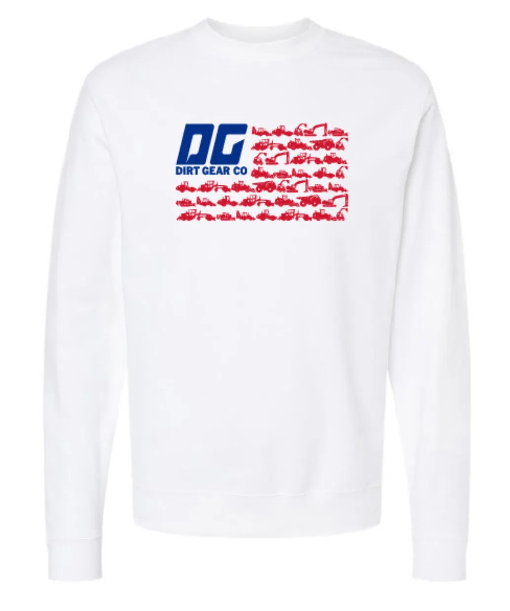 DG FLAG WHITE SWEATSHIRT