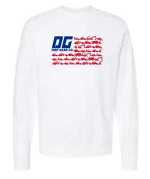 DG FLAG WHITE SWEATSHIRT