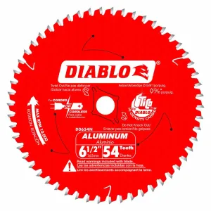 Diablo 6-1/2" x 54T Medium Aluminum Cutting Saw Blade