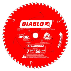 Diablo D0756N 7?1/4" 56T Thick Aluminum Cutting Saw Blade