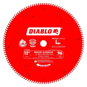 Diablo D1296N 12" 96T Medium Aluminum Saw Blade
