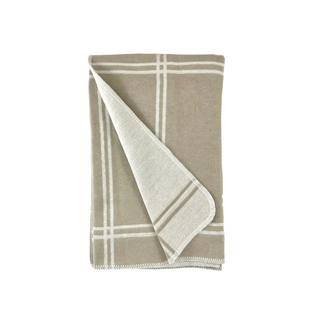 Double Face Windowpane Throw