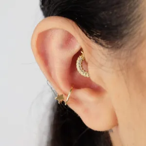 Double Star Cuff Earring