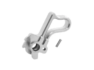 DP Match Grade CNC Stainless Steel Hammer for Hi-Capa (Type B, Silver)