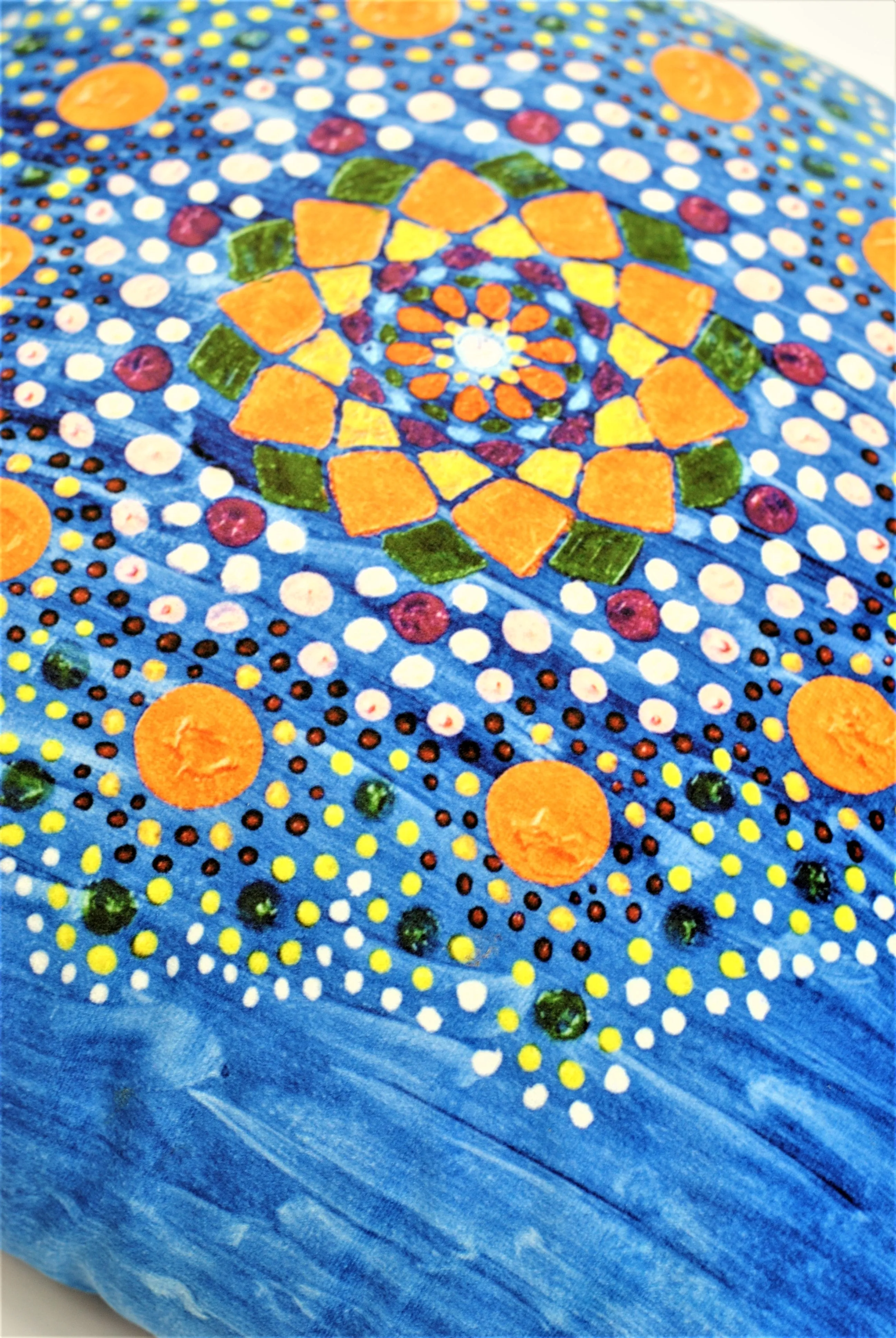 DREAM MANDALA Yana Dot Art Decorative Throw Pillow
