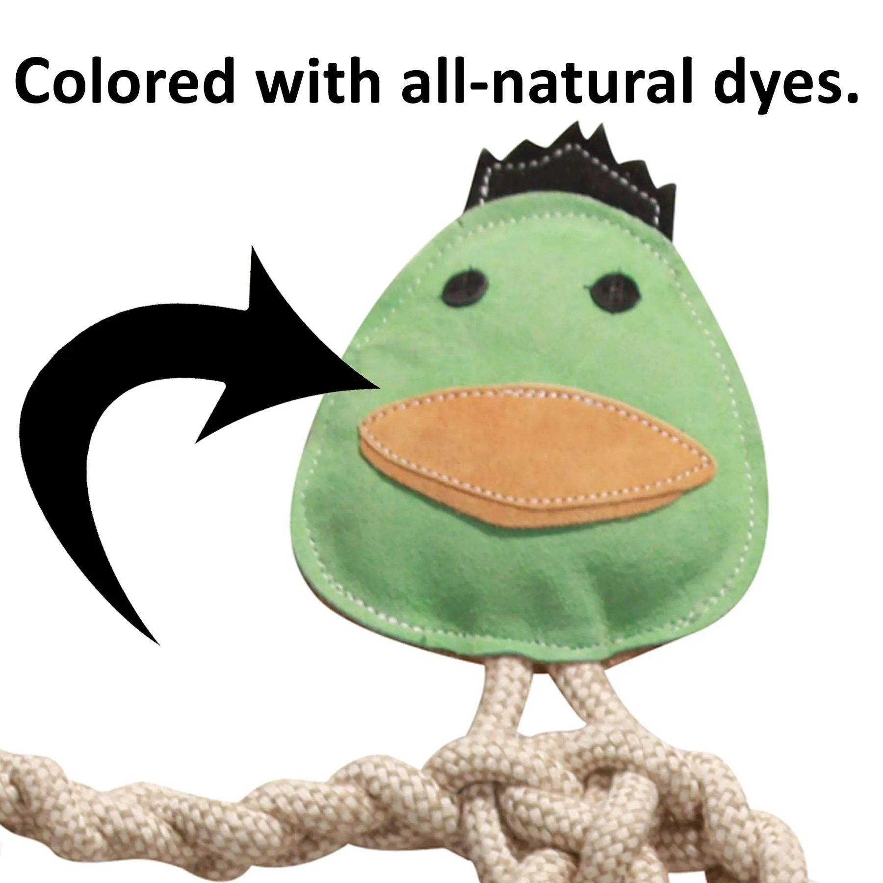 Duck Natural Rope Knottie®, Large (9mm d.) Dog Toy (Copy)