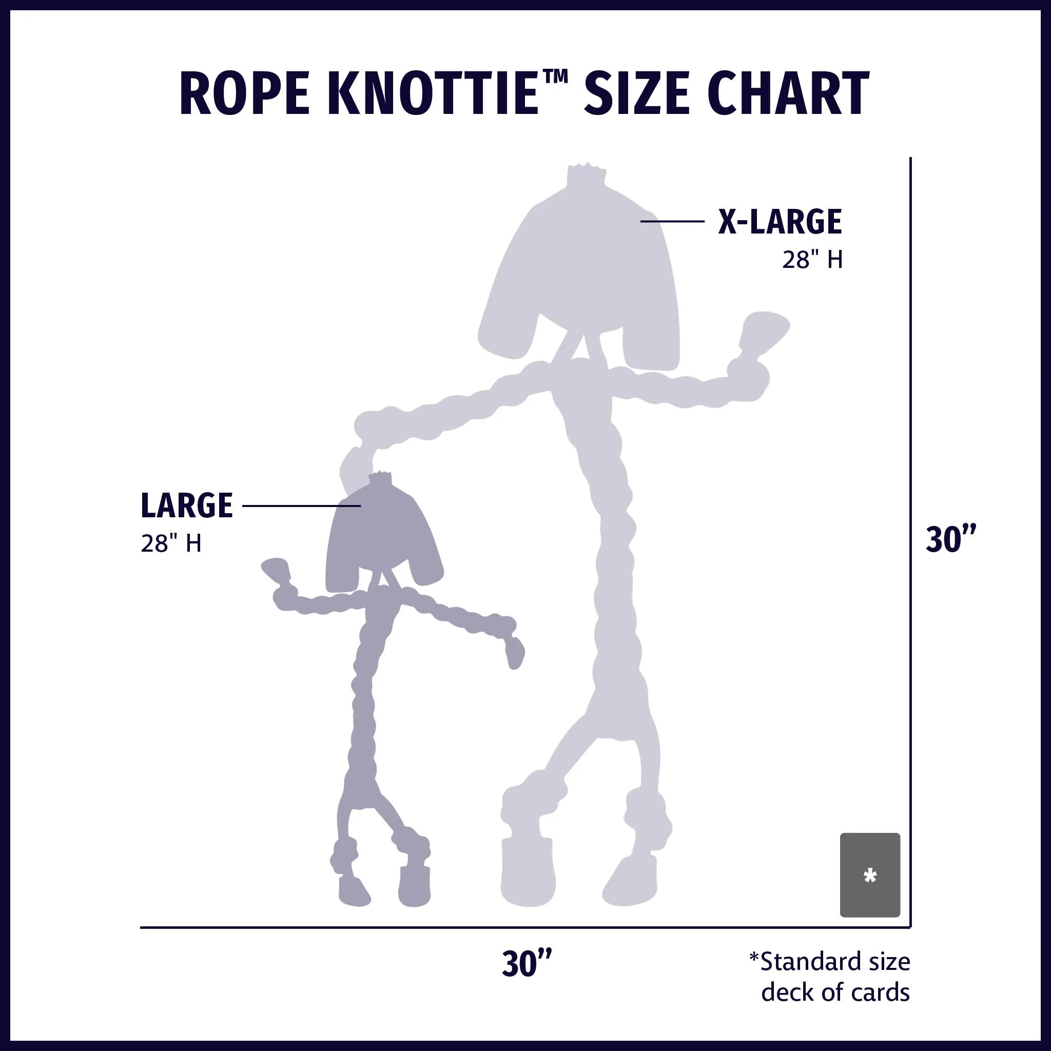 Duck Natural Rope Knottie®, Large (9mm d.) Dog Toy (Copy)