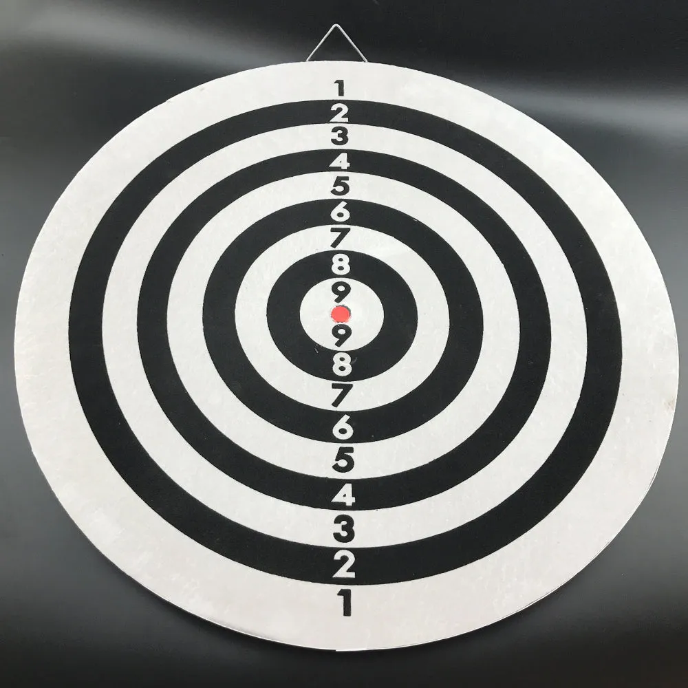 Durable Part  Printing 18" Two Side Dart Board 6 Darts Steel Wire Inlay