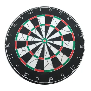 Durable Part  Printing 18" Two Side Dart Board 6 Darts Steel Wire Inlay