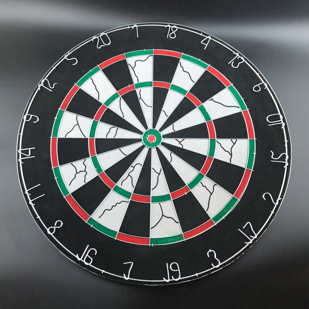 Durable Part  Printing 18" Two Side Dart Board 6 Darts Steel Wire Inlay