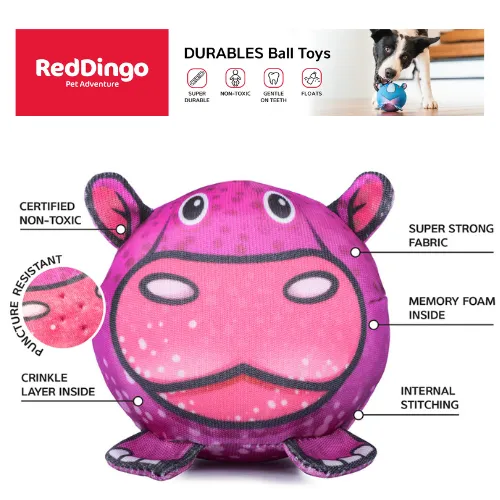 DURABLES Ball Toy — Hippo