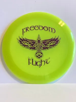 Dynamic Discs Lucid Sparkle Trespass W/ “Celtic Bird” stamp