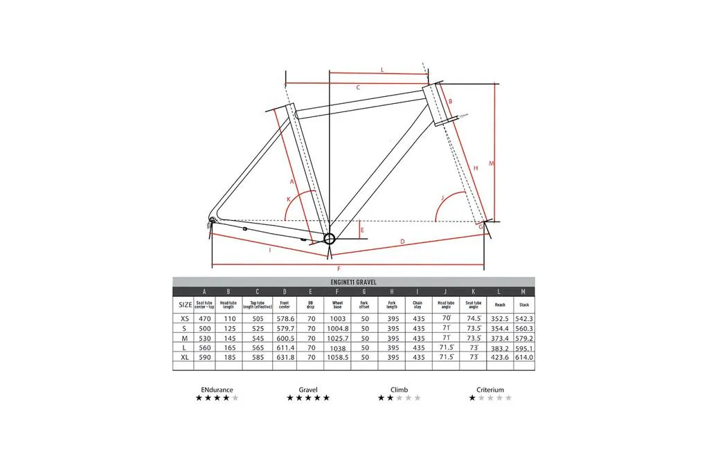Engine11 Gravel Frameset - GOD & FAMOUS - Large