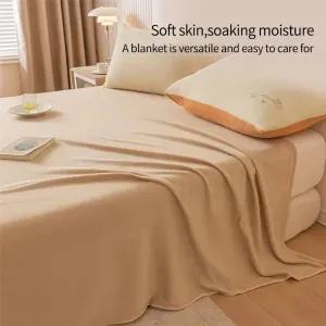 Extra Soft Flannel Blanket Thick Nap Heat/Air Conditioning All Season Blanket