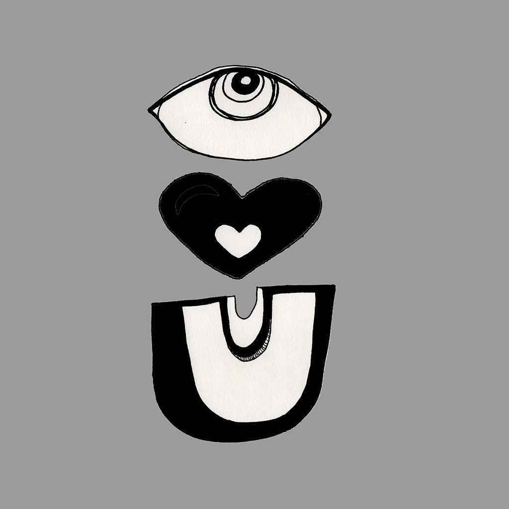 'EYE LOVE YOU' Throw Pillow