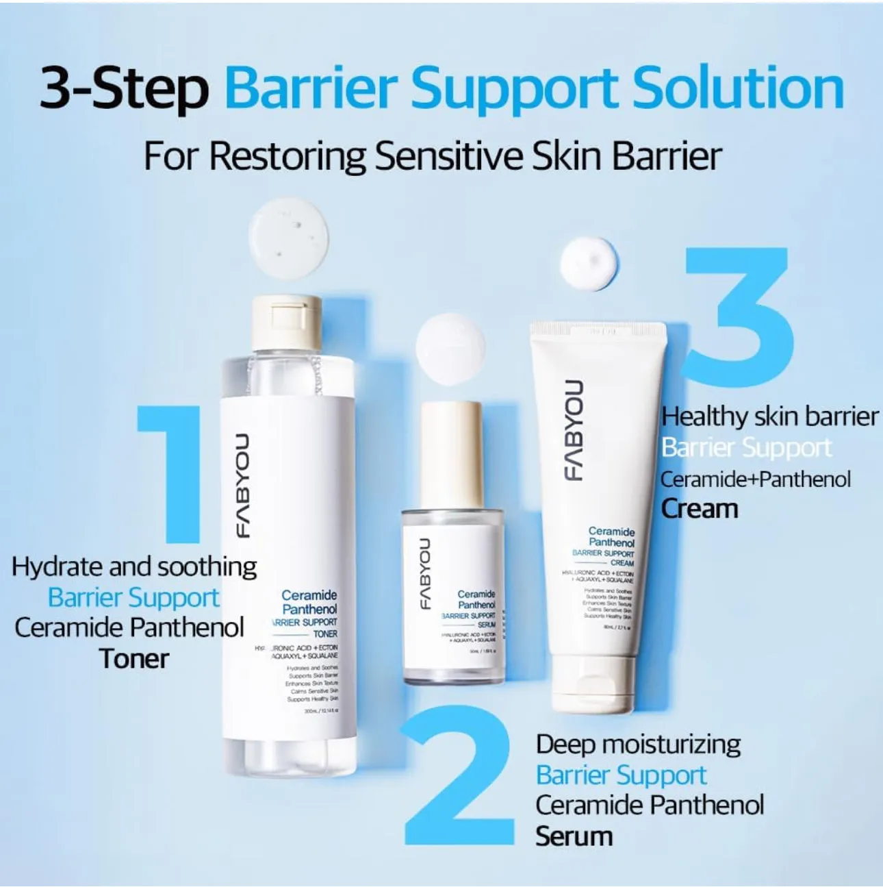[FABYOU] Ceramide Panthenol Barrier Support Toner