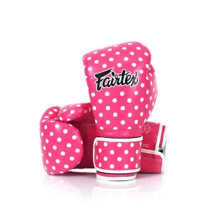 FAIRTEX VINTAGE POLKA DOT GLOVES - BGV14