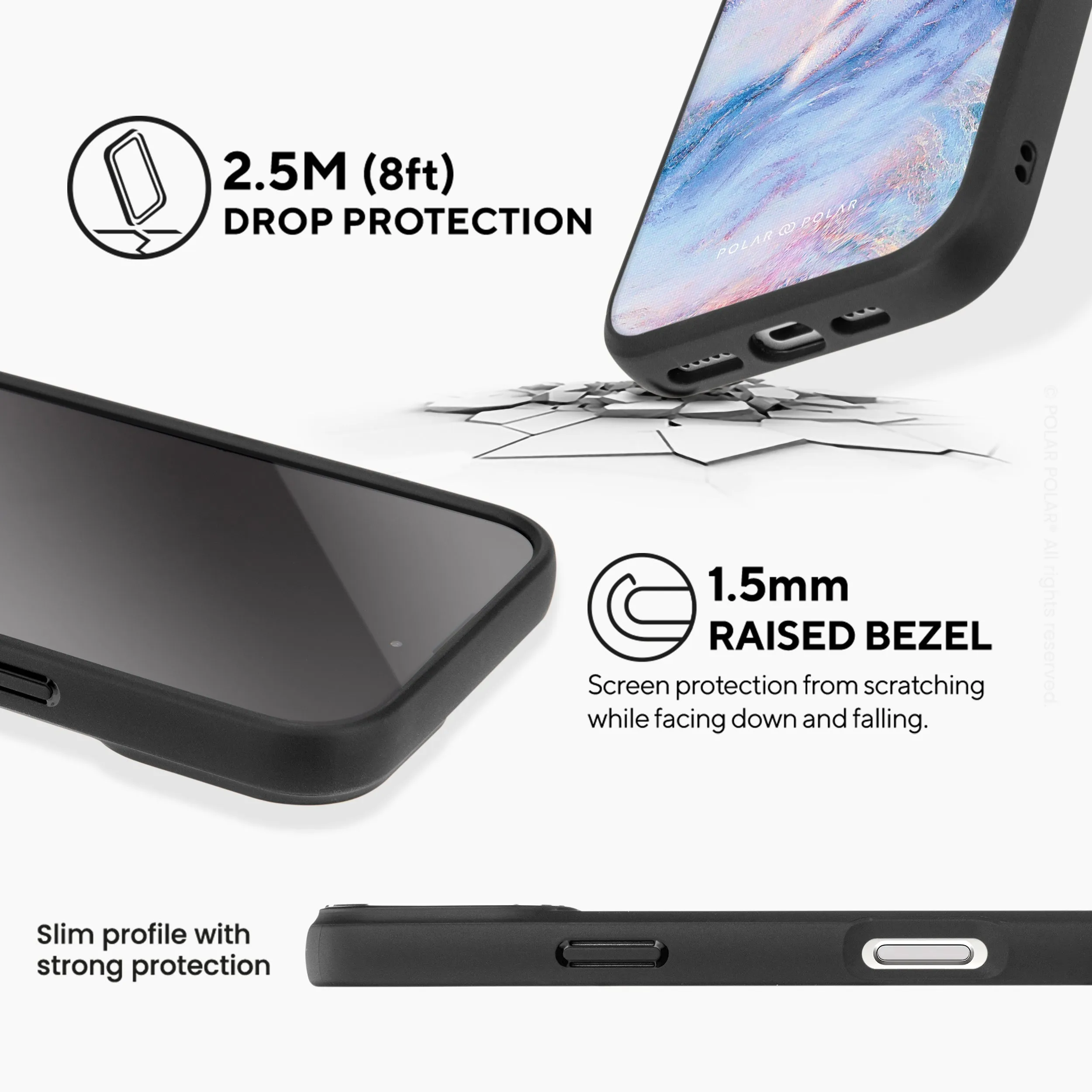 Fairy - iPhone 16 Pro Frosted Black Bumper MagSafe Case
