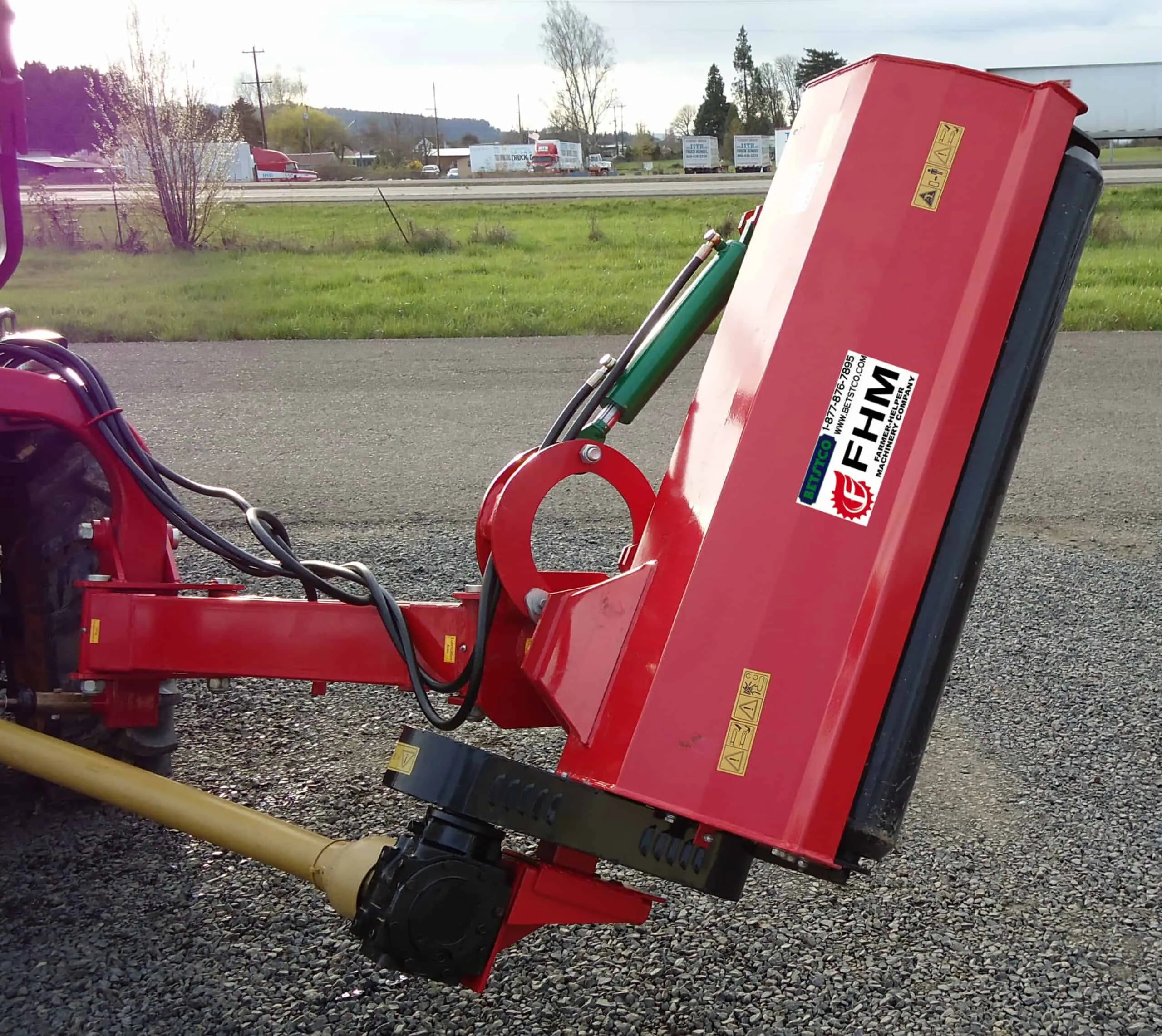 Farmer Helper FH-AGF Standard Ditch Bank Flail Mower | 55" to 71" Working Width | 45-85HP For Tractor