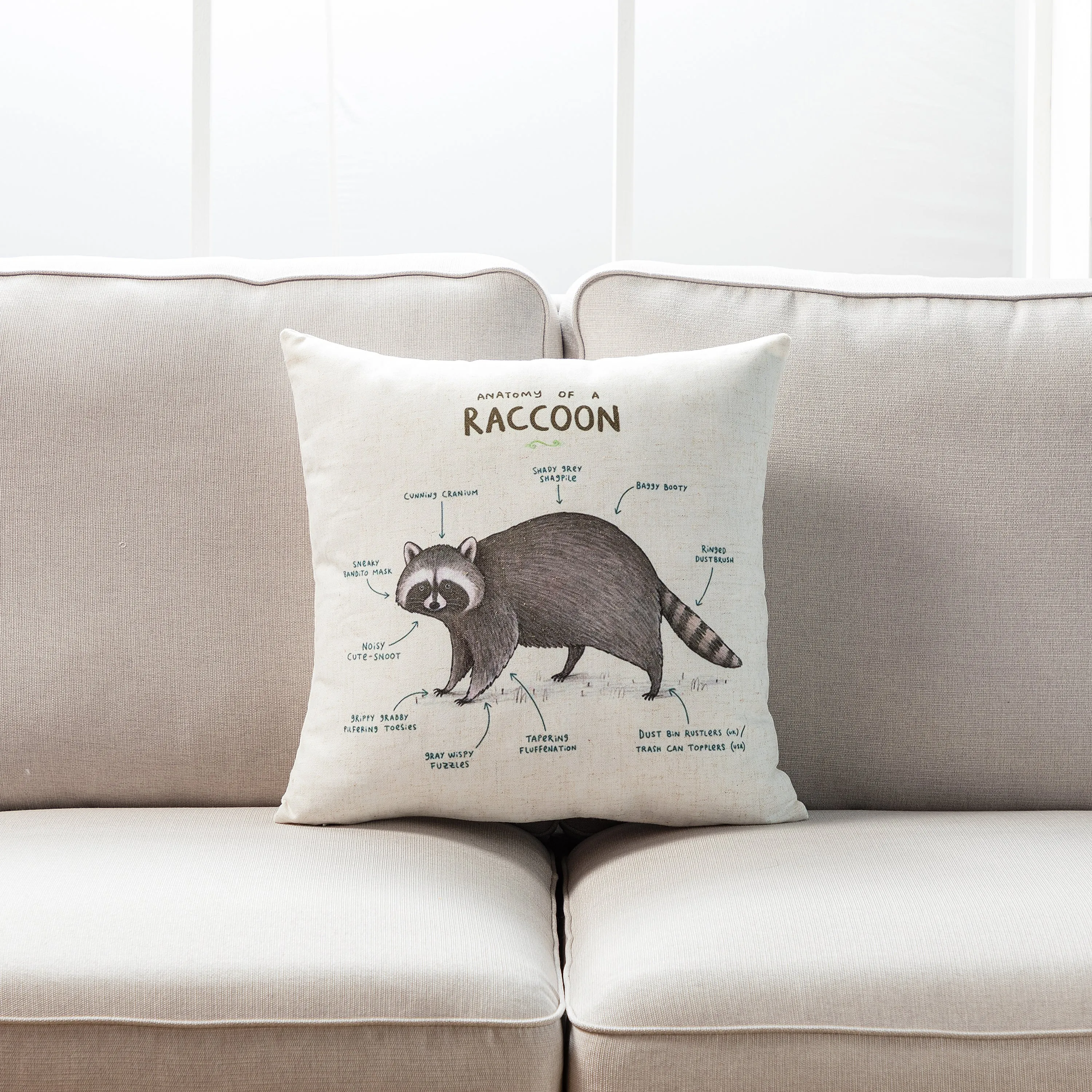 Farmhouse animals throw pillow - set of 2 by Peterson Housewares & Artwares