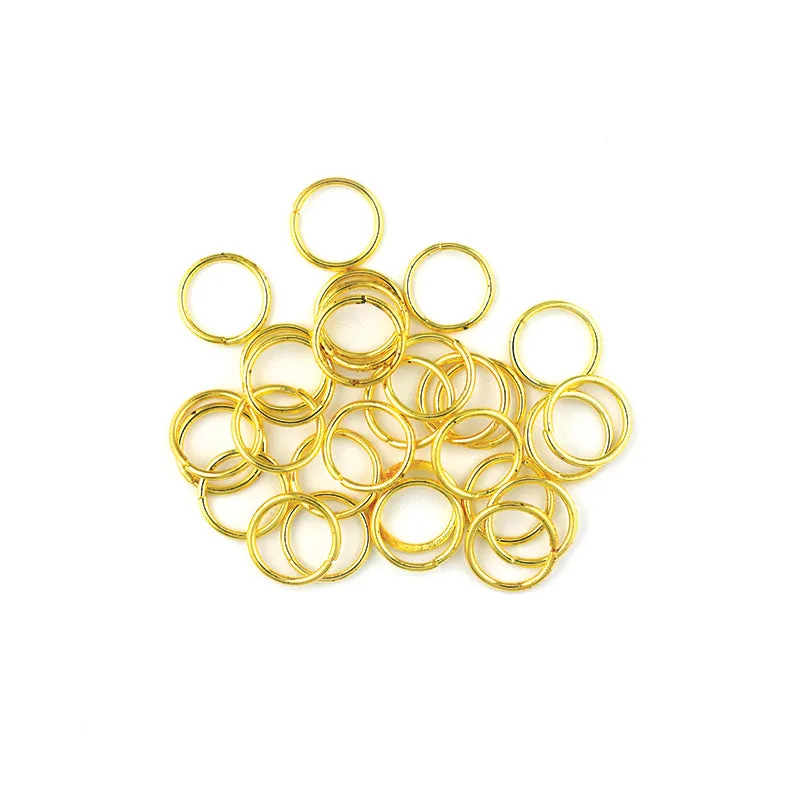 FINDINGS JUMP RINGS GOLD 10MM 30PC