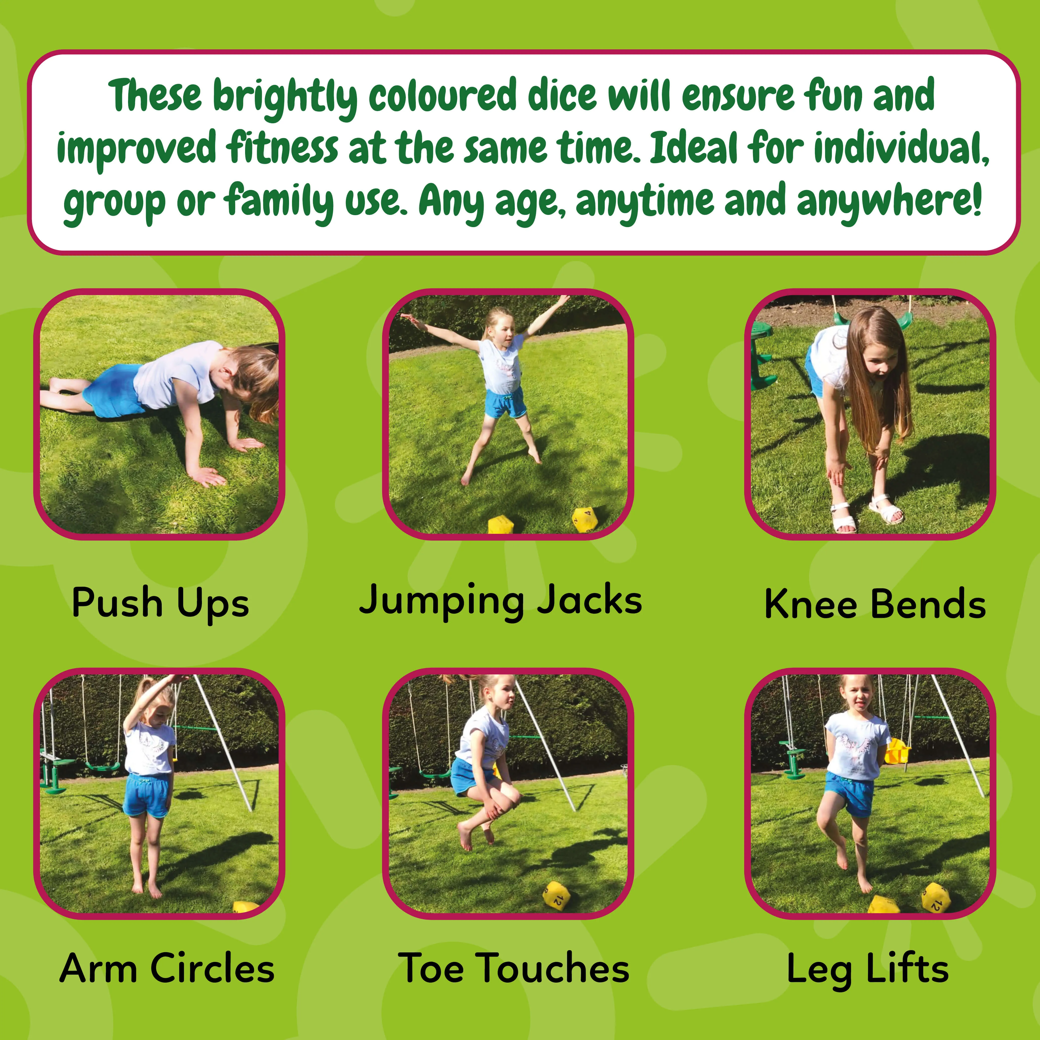 Fitness Dice (set of 2)