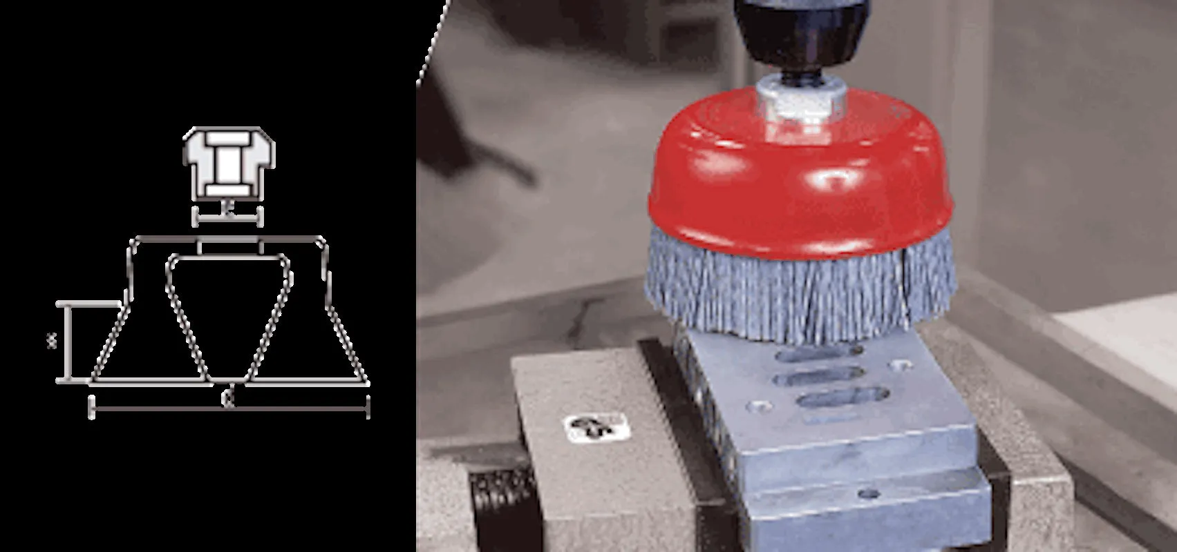 Flexible Nylon Abrasive Brush for Deburring
