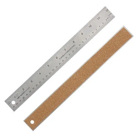 Flexible Stainless Steel Ruler, 12"