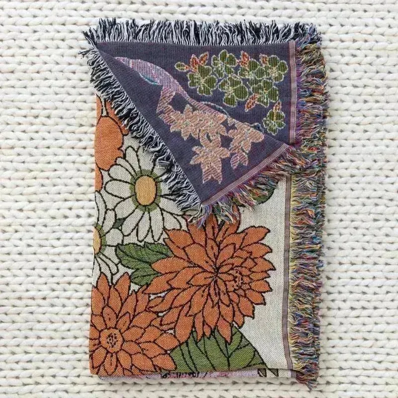 Floral Throw Blanket