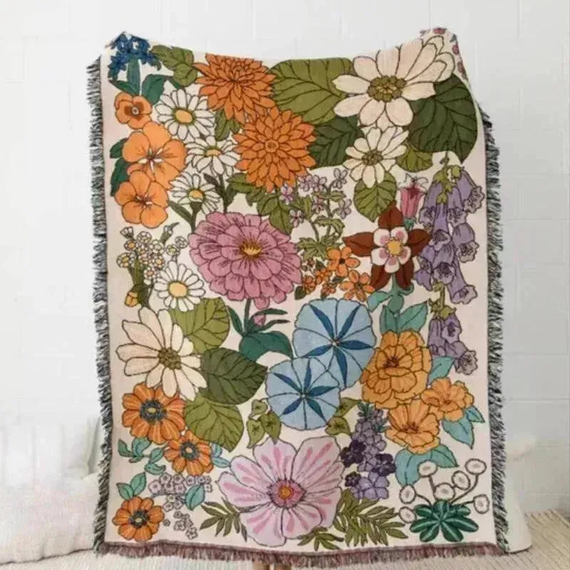 Floral Throw Blanket