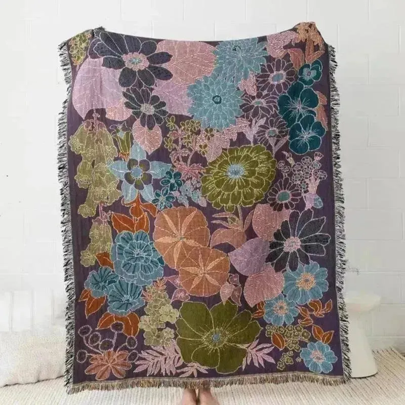 Floral Throw Blanket