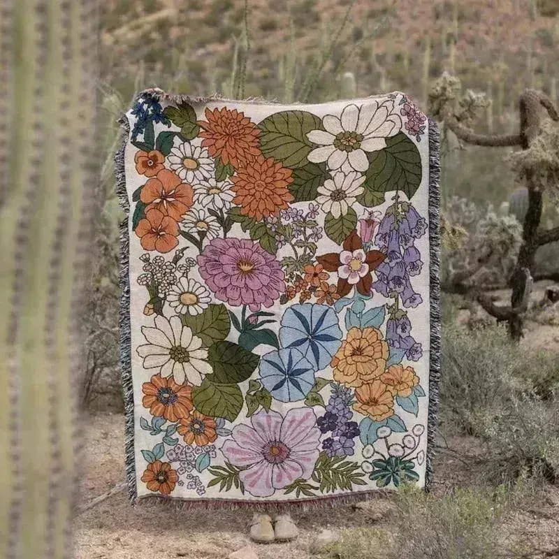 Floral Throw Blanket