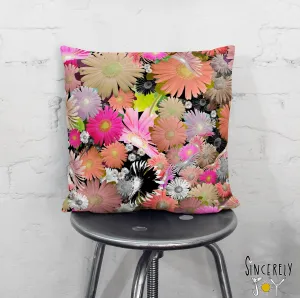 Floral Throw Pillow 'C Floral 02'