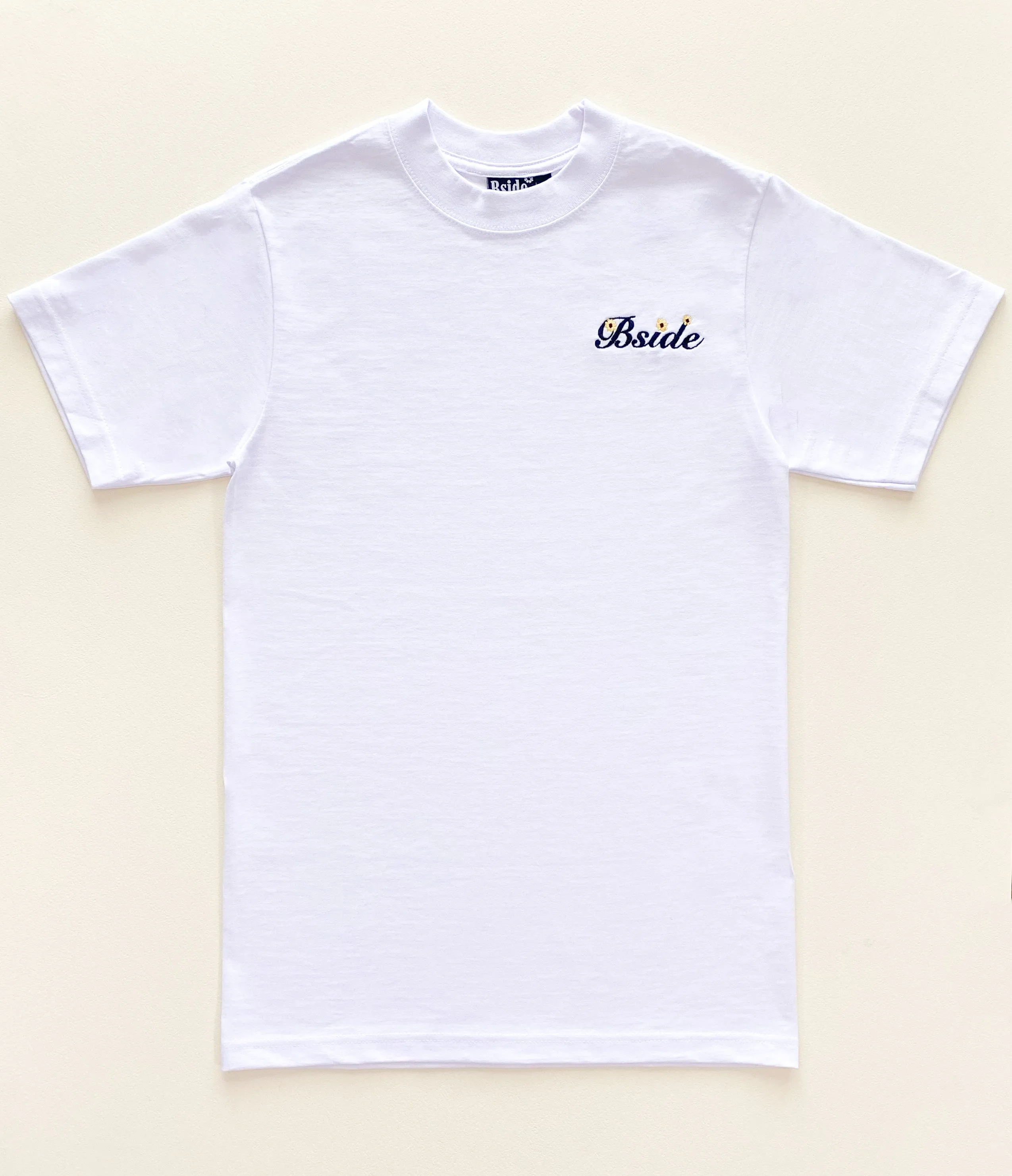 Flower Script tee by Bside Studio "Black"