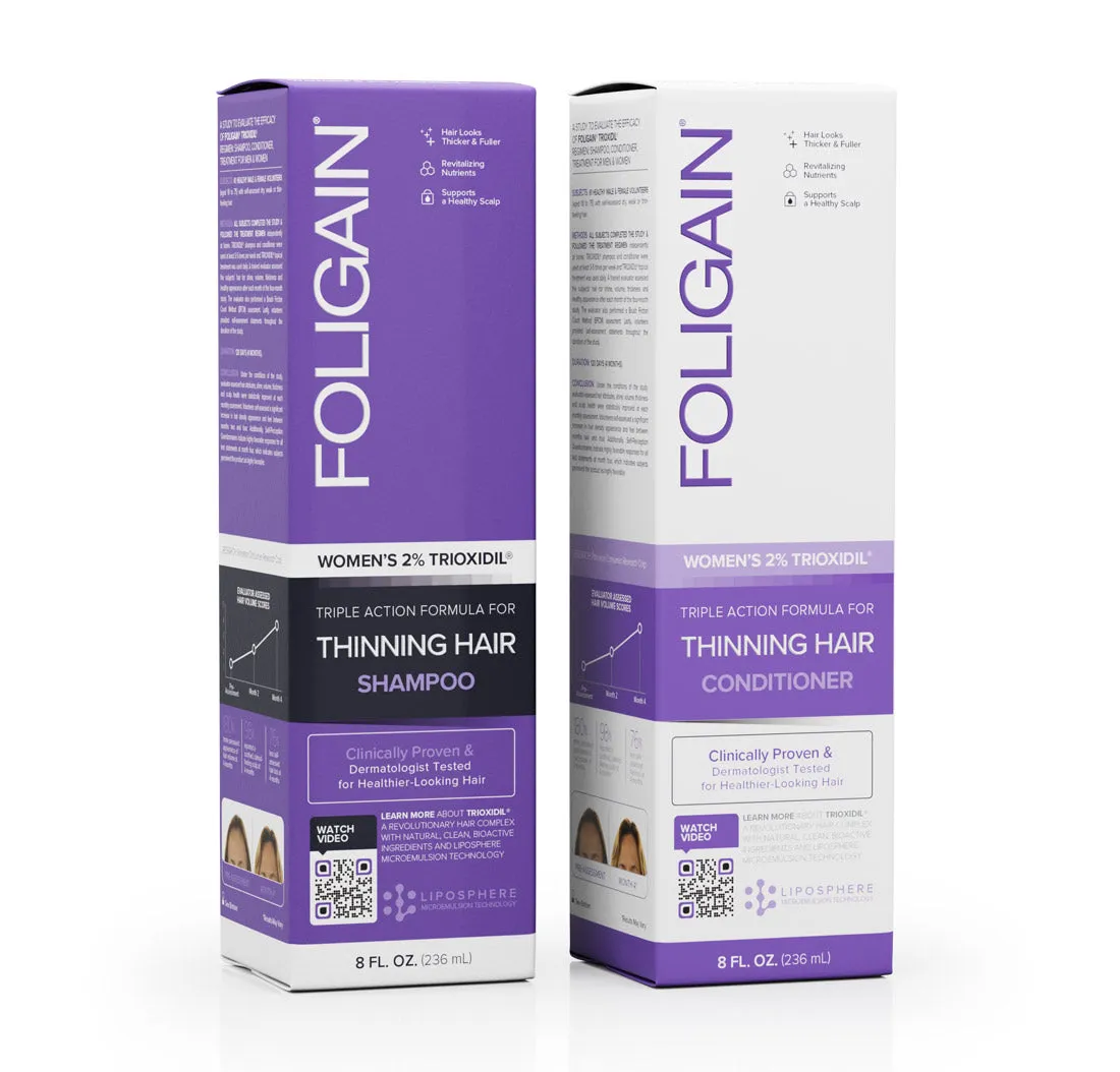 FOLIGAIN Hair Growth Shampoo   Conditioner Kit For Women