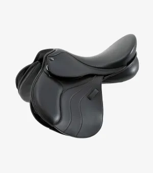 Foxhill Pony Synthetic General Purpose Jump Saddle Black