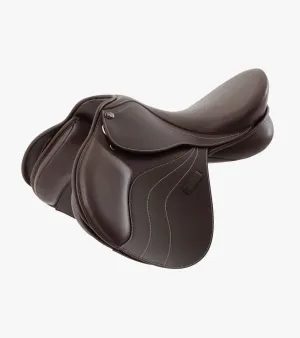 Foxhill Pony Synthetic General Purpose Jump Saddle Brown