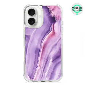 French Violet - iPhone 16 Clear Bumper MagSafe Case