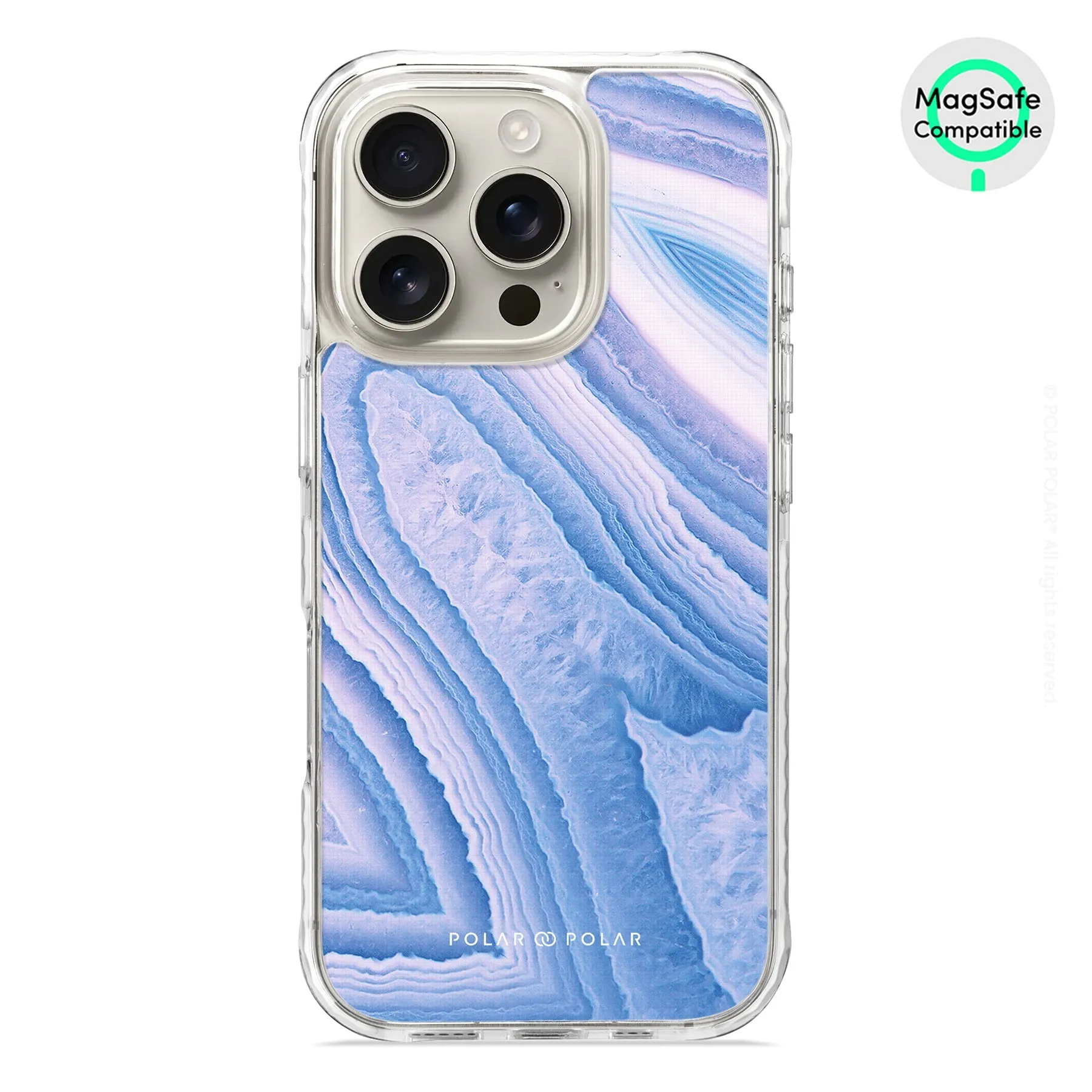 Frozen River - iPhone 16 Pro Clear Bumper MagSafe Case