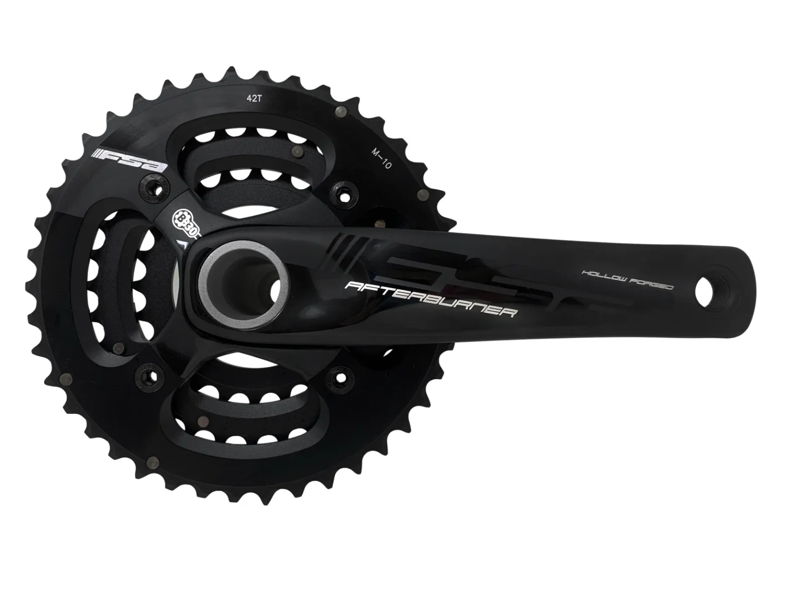 FSA Afterburner BB30 Triple Chainset - 42 / 32 / 24T - 175mm Arm - Black
