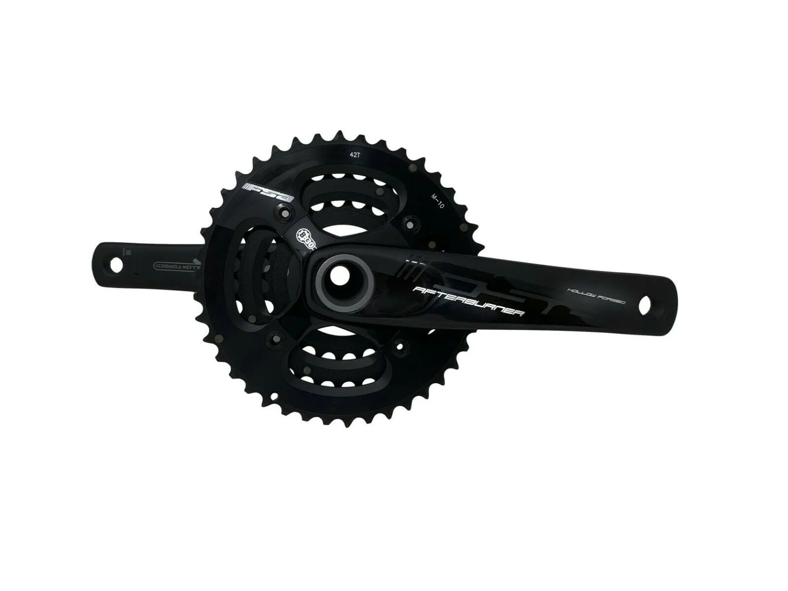 FSA Afterburner BB30 Triple Chainset - 42 / 32 / 24T - 175mm Arm - Black
