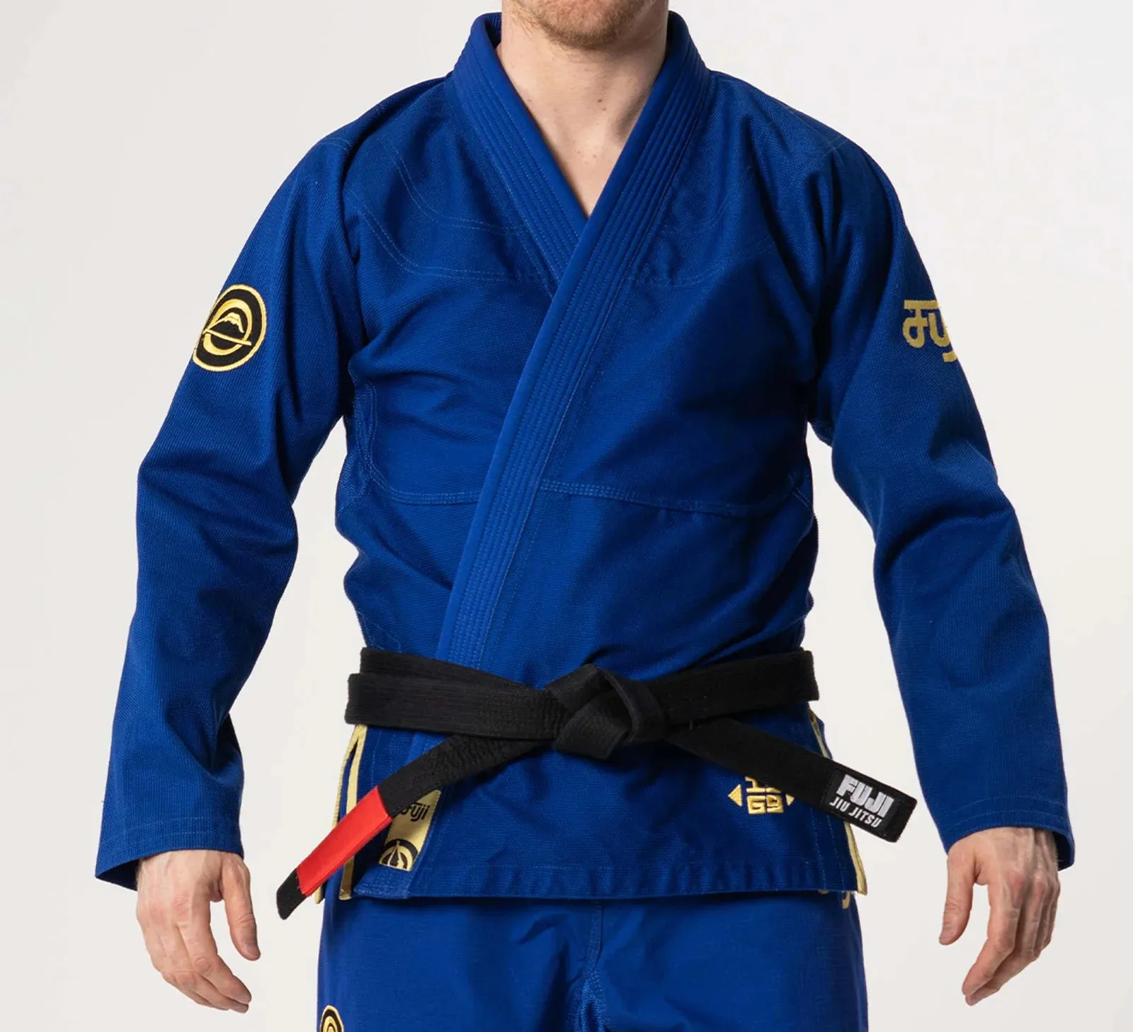 Fuji Sports Flow Tech BJJ Gi Blue - Gold