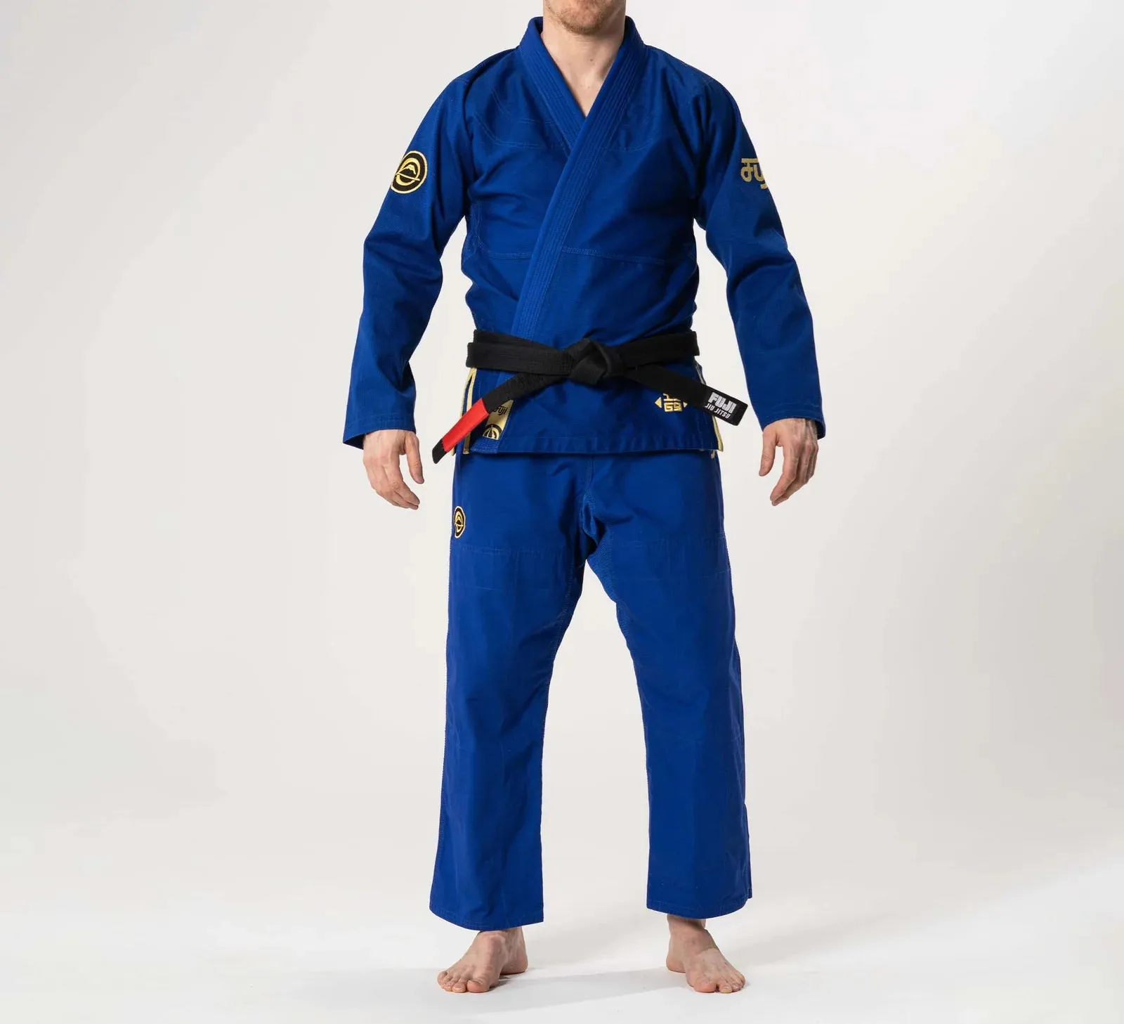 Fuji Sports Flow Tech BJJ Gi Blue - Gold