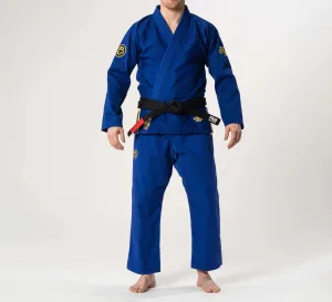 Fuji Sports Flow Tech BJJ Gi Blue - Gold