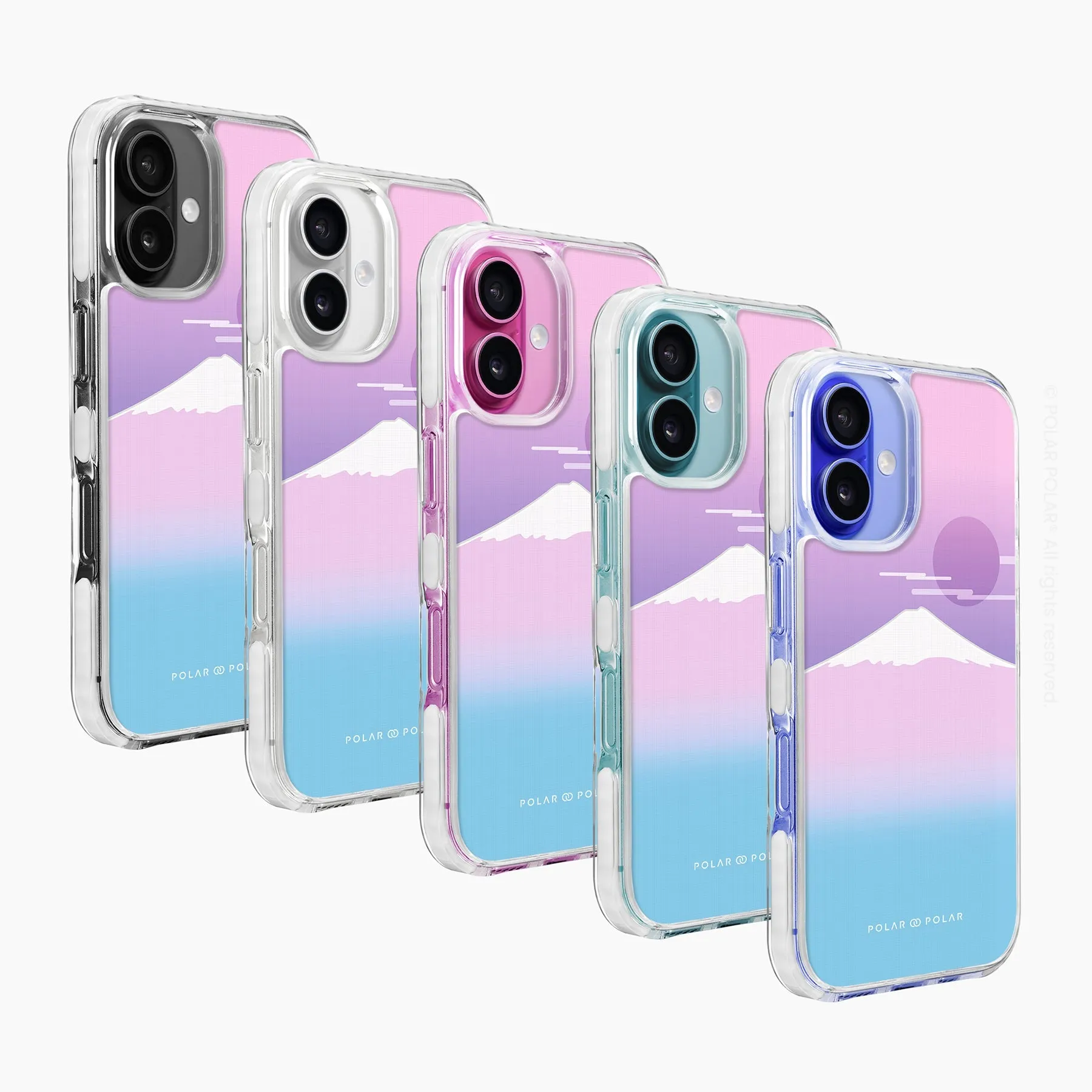 Fujisan Romance - iPhone 16 Clear Bumper MagSafe Case