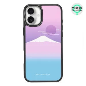 Fujisan Romance - iPhone 16 Plus Frosted Black Bumper MagSafe Case