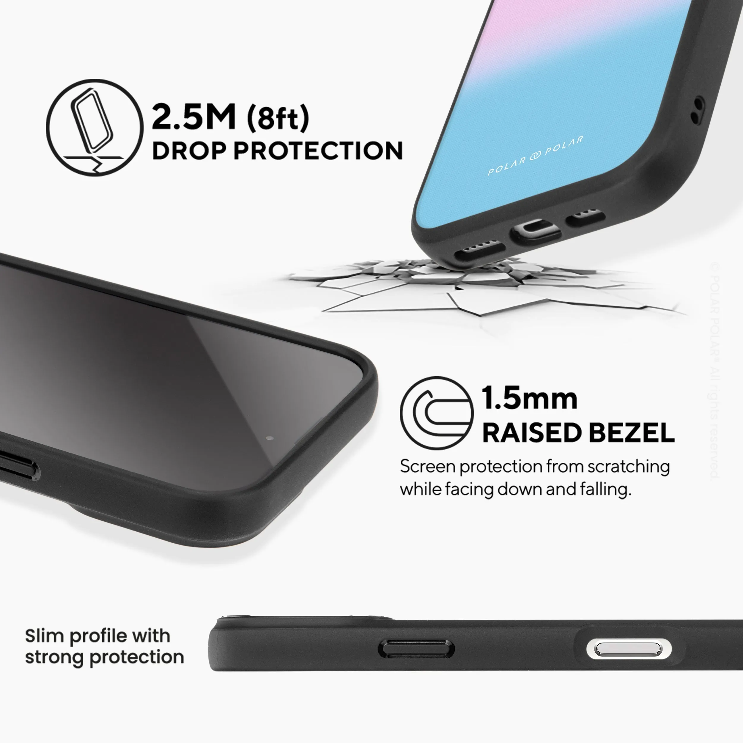 Fujisan Romance - iPhone 16 Plus Frosted Black Bumper MagSafe Case