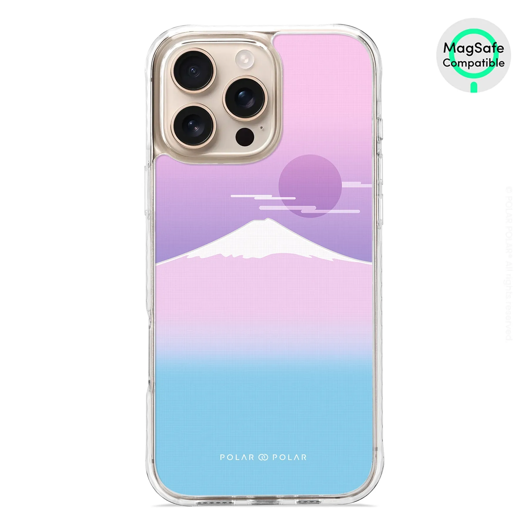 Fujisan Romance - iPhone 16 Pro Max Clear Bumper MagSafe Case