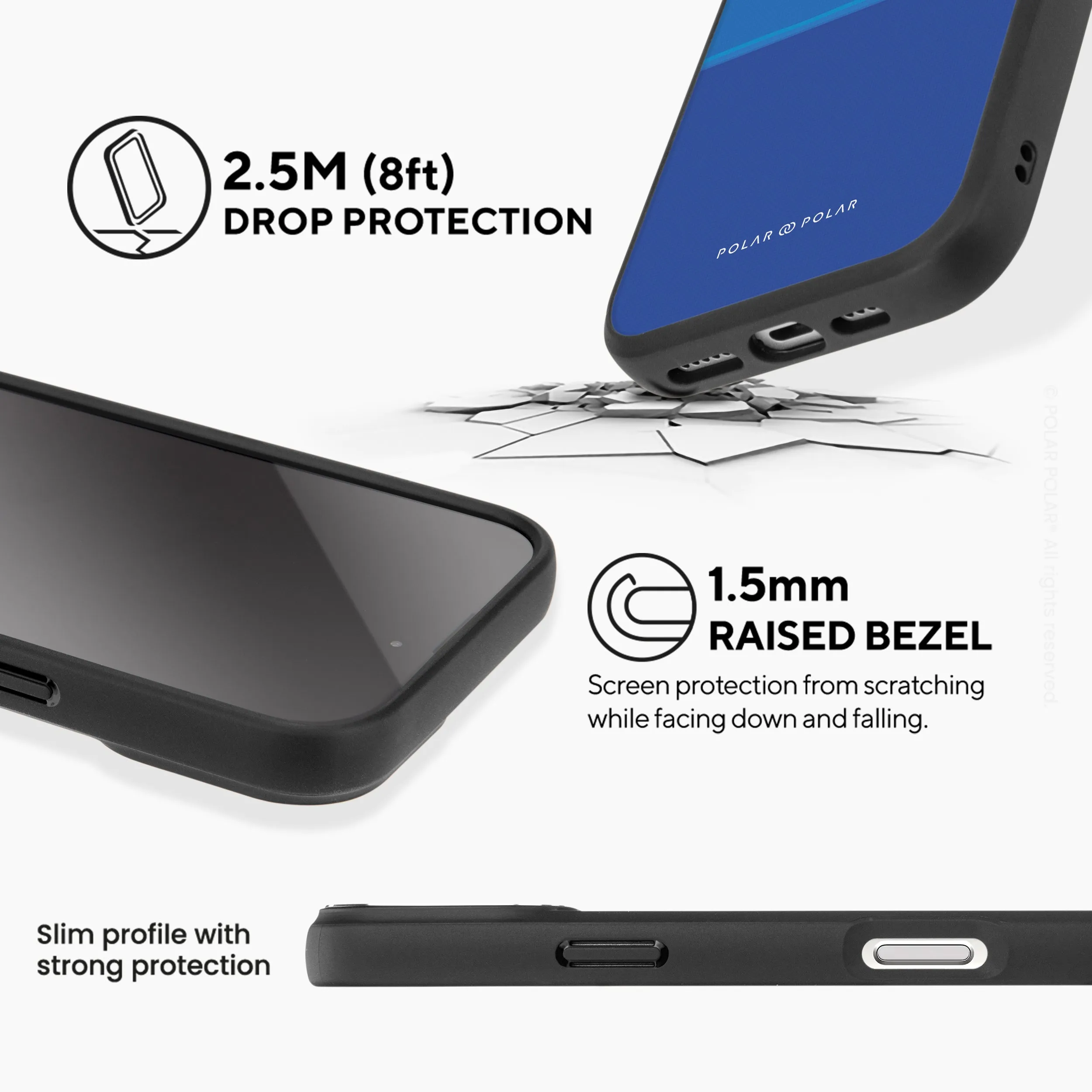 Fujisan Sunset - iPhone 16 Frosted Black Bumper MagSafe Case